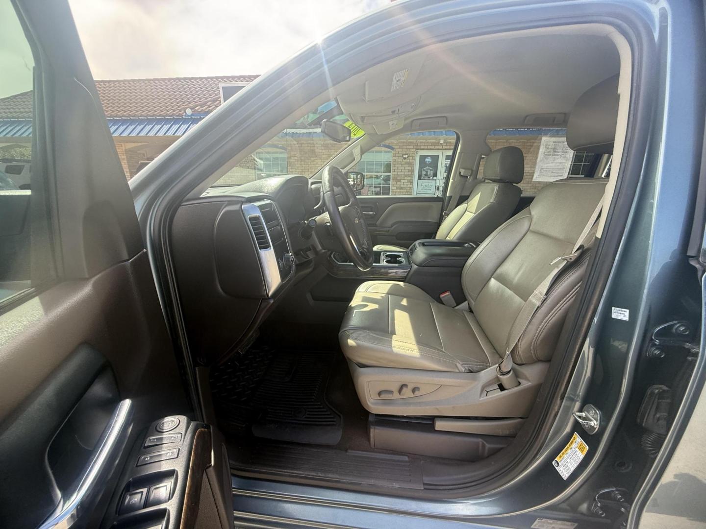 2014 Blue Granite Metallic /Cocoa/Dune Cocoa/Dune Jet Black Jet Black Jet Blac Chevrolet Silverado 1500 47042 (3GCPCREC5EG) with an 5.3L V8 OHV 16V engine, 6-Speed Automatic transmission, located at 2401 E Main St., Grand Prairie, TX, 75050, (972) 262-4440, 32.748981, -96.969643 - Photo#25