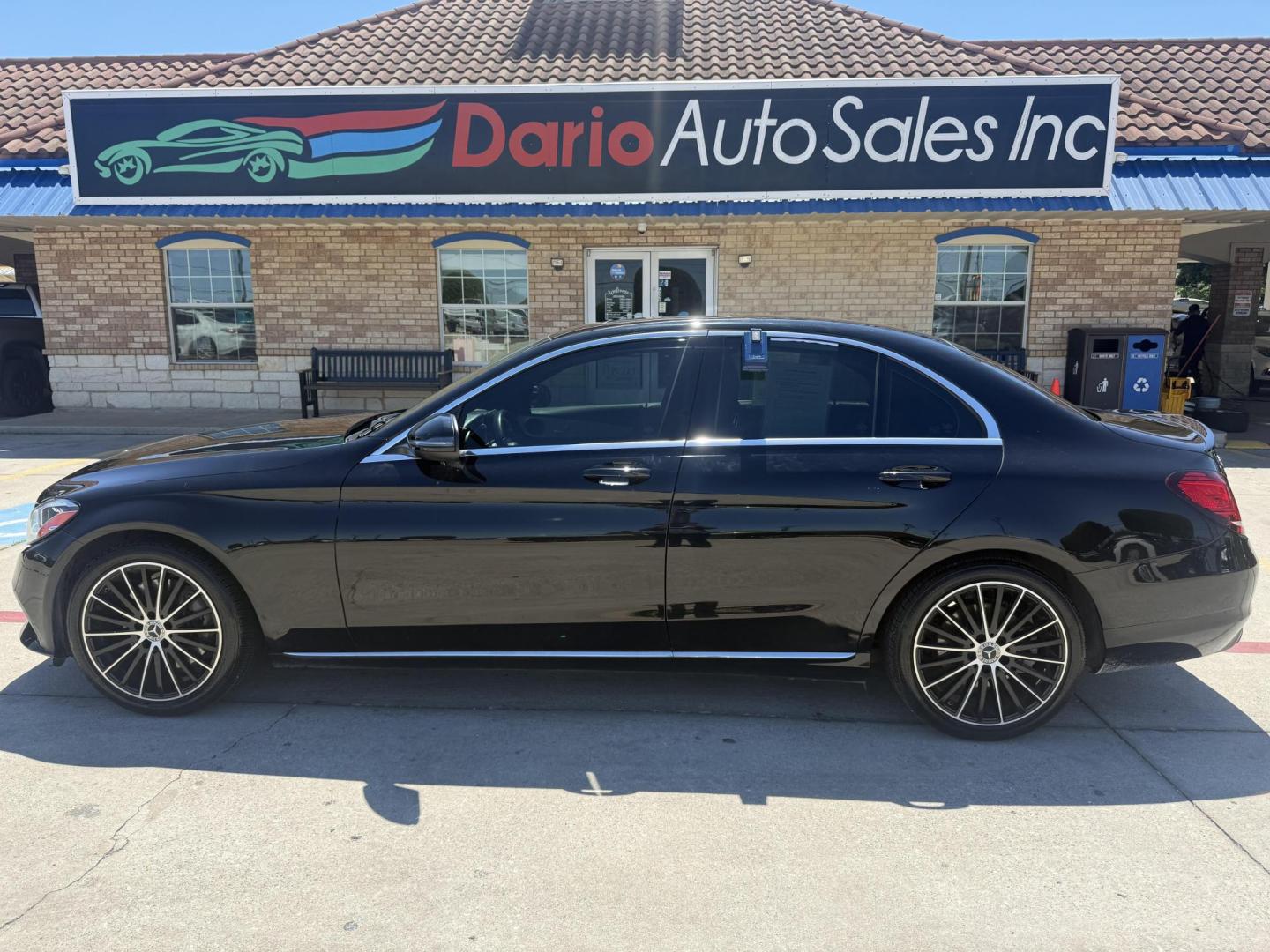 2019 Black /Black, leather Black, leatherette Cranberry Red/Bl Mercedes-Benz C-Class 67250 (55SWF8DB0KU) with an 2.0L L4 DOHC 16V engine, 9-Speed Automatic transmission, located at 2401 E Main St., Grand Prairie, TX, 75050, (972) 262-4440, 32.748981, -96.969643 - Photo#6