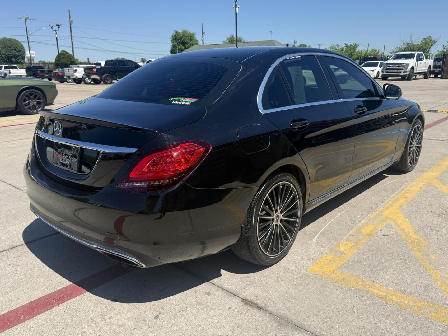 2019 Black /Black, leather Black, leatherette Cranberry Red/Bl Mercedes-Benz C-Class 67250 (55SWF8DB0KU) with an 2.0L L4 DOHC 16V engine, 9-Speed Automatic transmission, located at 2401 E Main St., Grand Prairie, TX, 75050, (972) 262-4440, 32.748981, -96.969643 - Photo#9