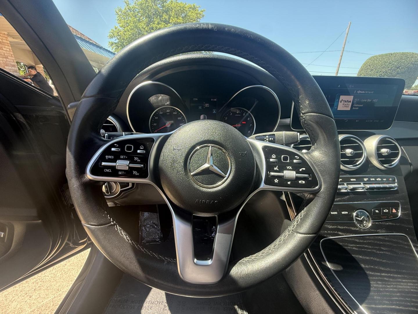 2019 Black /Black, leather Black, leatherette Cranberry Red/Bl Mercedes-Benz C-Class 67250 (55SWF8DB0KU) with an 2.0L L4 DOHC 16V engine, 9-Speed Automatic transmission, located at 2401 E Main St., Grand Prairie, TX, 75050, (972) 262-4440, 32.748981, -96.969643 - Photo#17