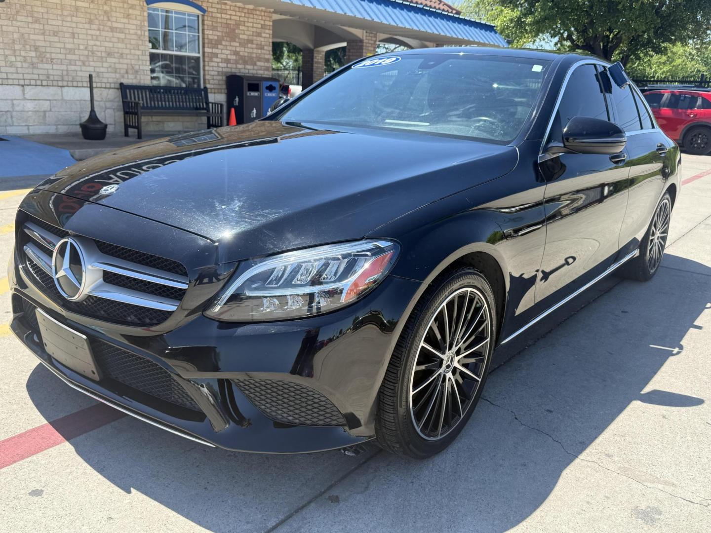 2019 Black /Black, leather Black, leatherette Cranberry Red/Bl Mercedes-Benz C-Class 67250 (55SWF8DB0KU) with an 2.0L L4 DOHC 16V engine, 9-Speed Automatic transmission, located at 2401 E Main St., Grand Prairie, TX, 75050, (972) 262-4440, 32.748981, -96.969643 - Photo#20