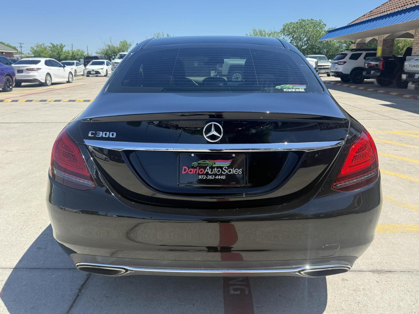 2019 Black /Black, leather Black, leatherette Cranberry Red/Bl Mercedes-Benz C-Class 67250 (55SWF8DB0KU) with an 2.0L L4 DOHC 16V engine, 9-Speed Automatic transmission, located at 2401 E Main St., Grand Prairie, TX, 75050, (972) 262-4440, 32.748981, -96.969643 - Photo#24