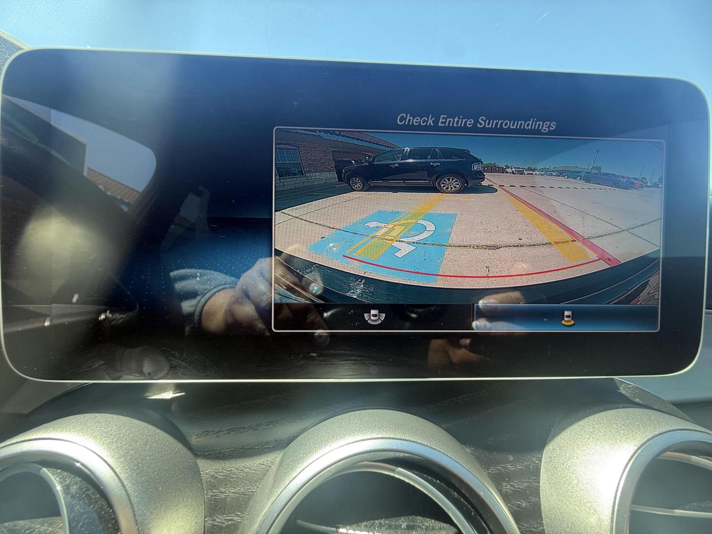 2019 Black /Black, leather Black, leatherette Cranberry Red/Bl Mercedes-Benz C-Class 67250 (55SWF8DB0KU) with an 2.0L L4 DOHC 16V engine, 9-Speed Automatic transmission, located at 2401 E Main St., Grand Prairie, TX, 75050, (972) 262-4440, 32.748981, -96.969643 - Photo#31