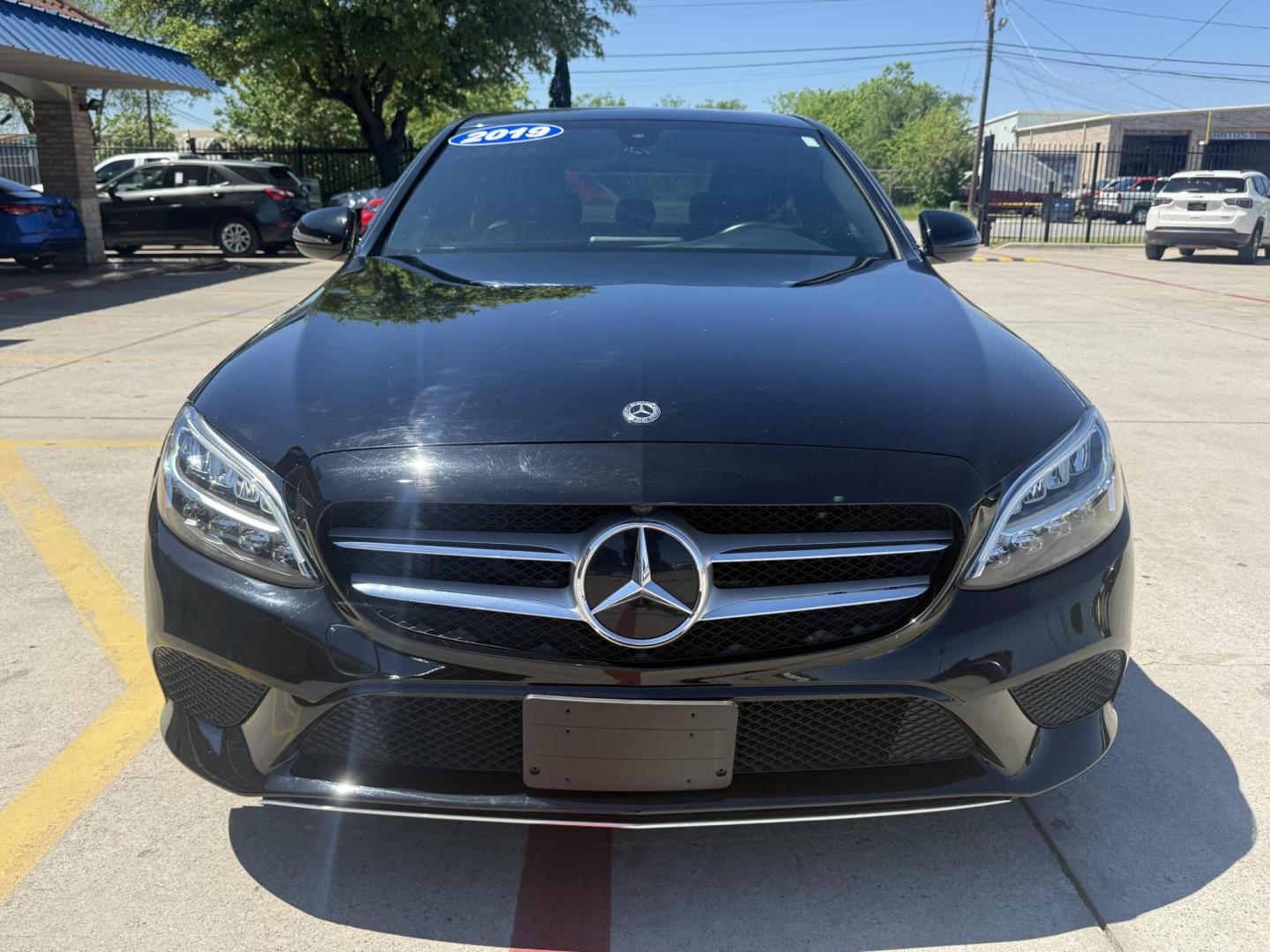 2019 Black /Black, leather Black, leatherette Cranberry Red/Bl Mercedes-Benz C-Class 67250 (55SWF8DB0KU) with an 2.0L L4 DOHC 16V engine, 9-Speed Automatic transmission, located at 2401 E Main St., Grand Prairie, TX, 75050, (972) 262-4440, 32.748981, -96.969643 - Photo#33