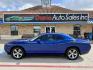 2019 B5 Blue Pearl Coat /Black, cloth Black, premium leather Black/Caramel, Dodge Challenger 66198 (2C3CDZAG9KH) with an 3.6L V6 DOHC 24V engine, 8-Speed Automatic transmission, located at 2401 E Main St., Grand Prairie, TX, 75050, (972) 262-4440, 32.748981, -96.969643 - Photo#1