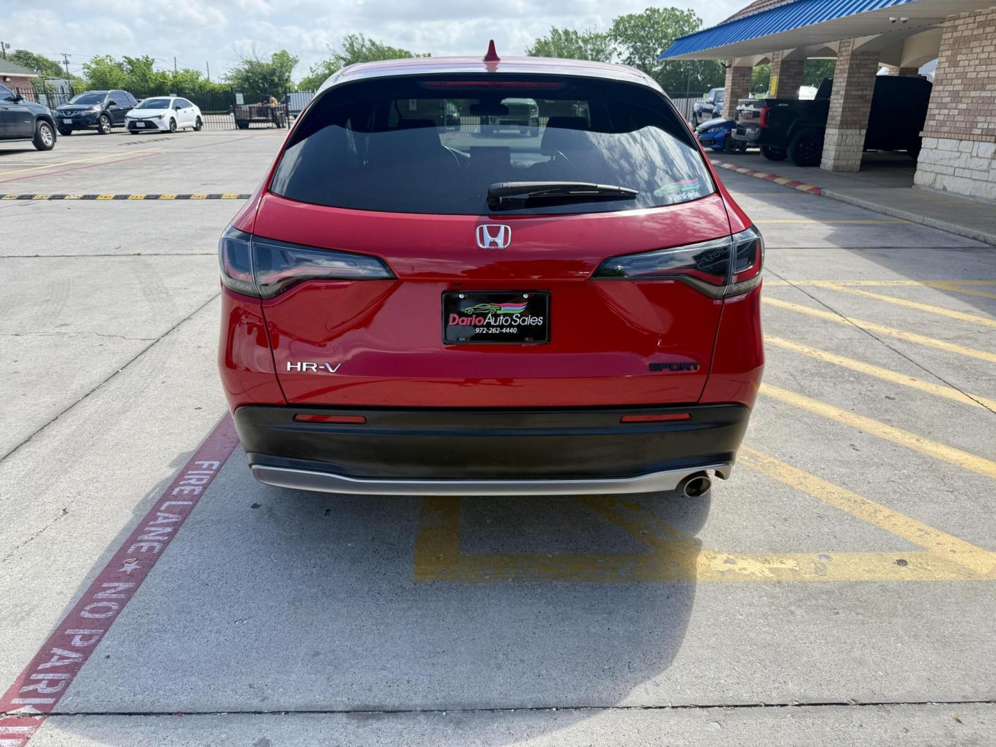 2024 Milano Red /Black Honda HR-V 82735 (3CZRZ1H54RM) with an 1.8L L4 DOHC 16V engine, Continuously Variable Transmission transmission, located at 2401 E Main St., Grand Prairie, TX, 75050, (972) 262-4440, 32.748981, -96.969643 - Photo#3
