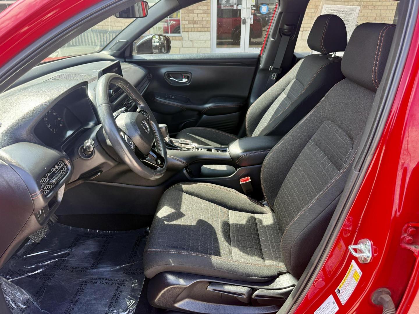 2024 Milano Red /Black Honda HR-V 82735 (3CZRZ1H54RM) with an 1.8L L4 DOHC 16V engine, Continuously Variable Transmission transmission, located at 2401 E Main St., Grand Prairie, TX, 75050, (972) 262-4440, 32.748981, -96.969643 - Photo#11