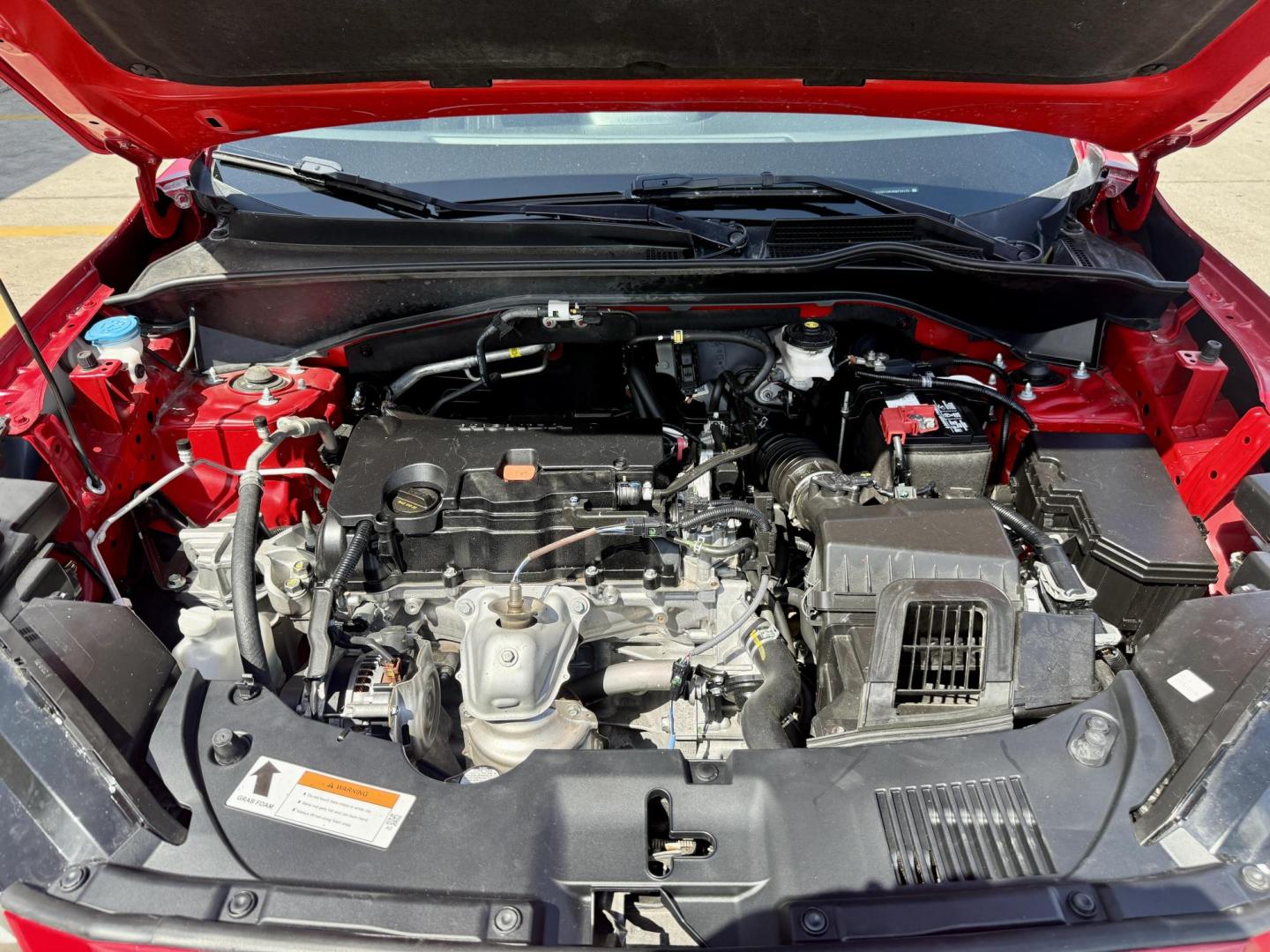 2024 Milano Red /Black Honda HR-V 82735 (3CZRZ1H54RM) with an 1.8L L4 DOHC 16V engine, Continuously Variable Transmission transmission, located at 2401 E Main St., Grand Prairie, TX, 75050, (972) 262-4440, 32.748981, -96.969643 - Photo#19