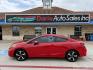 2014 Rallye Red /Black Gray Honda Civic 48226 (2HGFG3B52EH) with an 1.8L L4 SOHC 16V engine, Continuously Variable Transmission transmission, located at 2401 E Main St., Grand Prairie, TX, 75050, (972) 262-4440, 32.748981, -96.969643 - Photo#1
