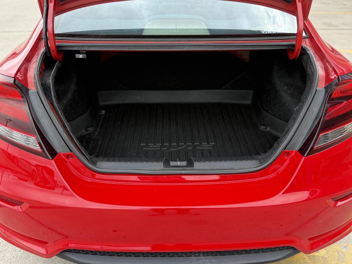 2014 Rallye Red /Black Gray Honda Civic 48226 (2HGFG3B52EH) with an 1.8L L4 SOHC 16V engine, Continuously Variable Transmission transmission, located at 2401 E Main St., Grand Prairie, TX, 75050, (972) 262-4440, 32.748981, -96.969643 - Photo#18