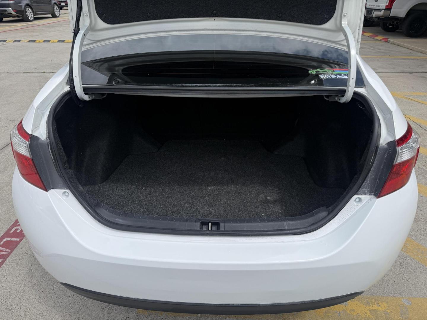 2016 Super White /Amber Fabric, cloth Ash Fabric, cloth Ivory Fabric Toyota Corolla 52980 (5YFBURHE3GP) with an 1.8L L4 DOHC 16V engine, Continuously Variable Transmission transmission, located at 2401 E Main St., Grand Prairie, TX, 75050, (972) 262-4440, 32.748981, -96.969643 - Photo#18