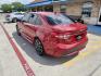 2020 Barcelona Red Metallic /Black, premium cloth Light Gray, premium cloth Mac Toyota Corolla 69675 (JTDEPRAE7LJ) with an 1.8L L4 DOHC 16V engine, Continuously Variable Transmission transmission, located at 2401 E Main St., Grand Prairie, TX, 75050, (972) 262-4440, 32.748981, -96.969643 - Photo#2
