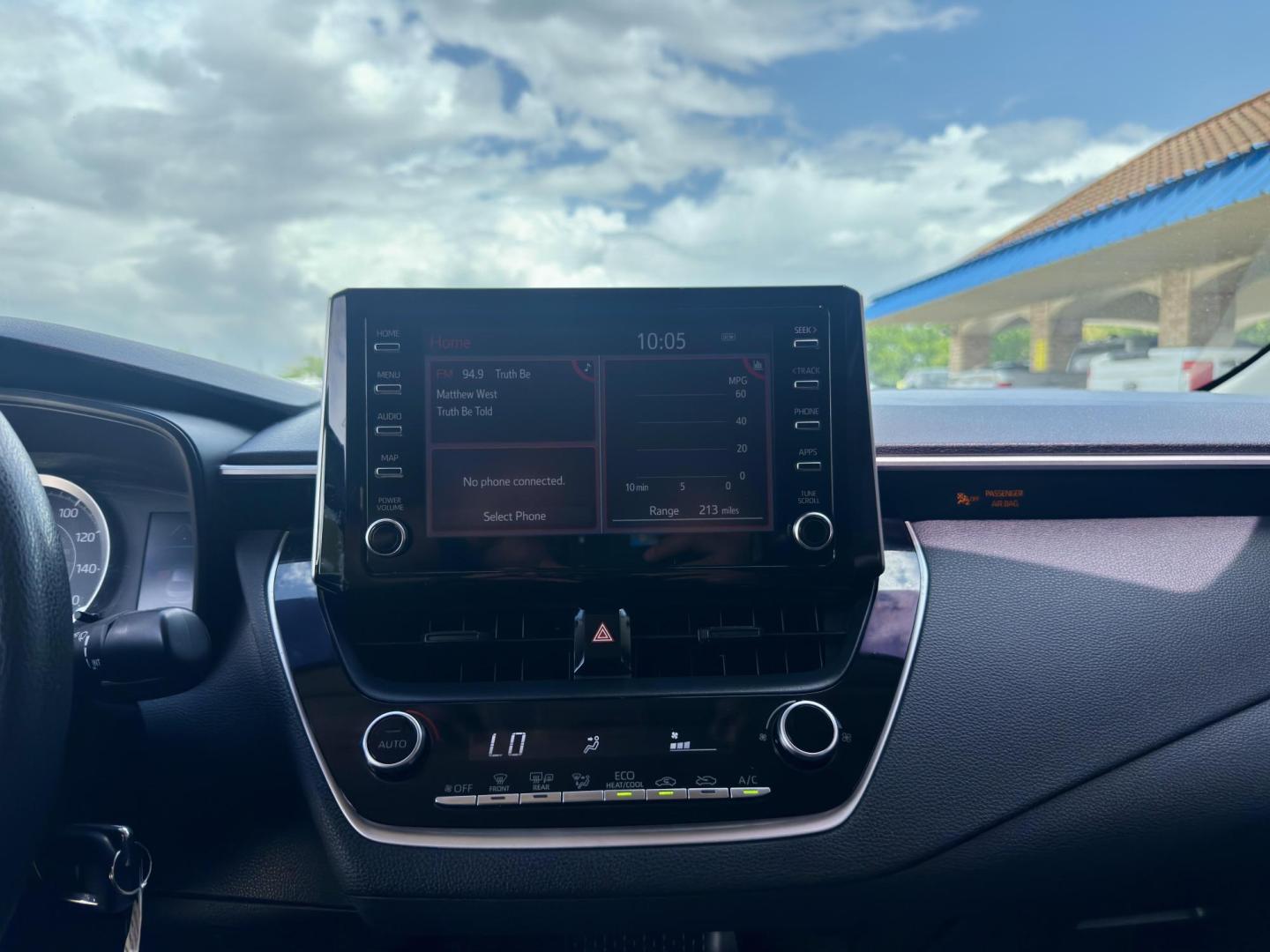 2020 Barcelona Red Metallic /Black, premium cloth Light Gray, premium cloth Mac Toyota Corolla 69675 (JTDEPRAE7LJ) with an 1.8L L4 DOHC 16V engine, Continuously Variable Transmission transmission, located at 2401 E Main St., Grand Prairie, TX, 75050, (972) 262-4440, 32.748981, -96.969643 - Photo#13