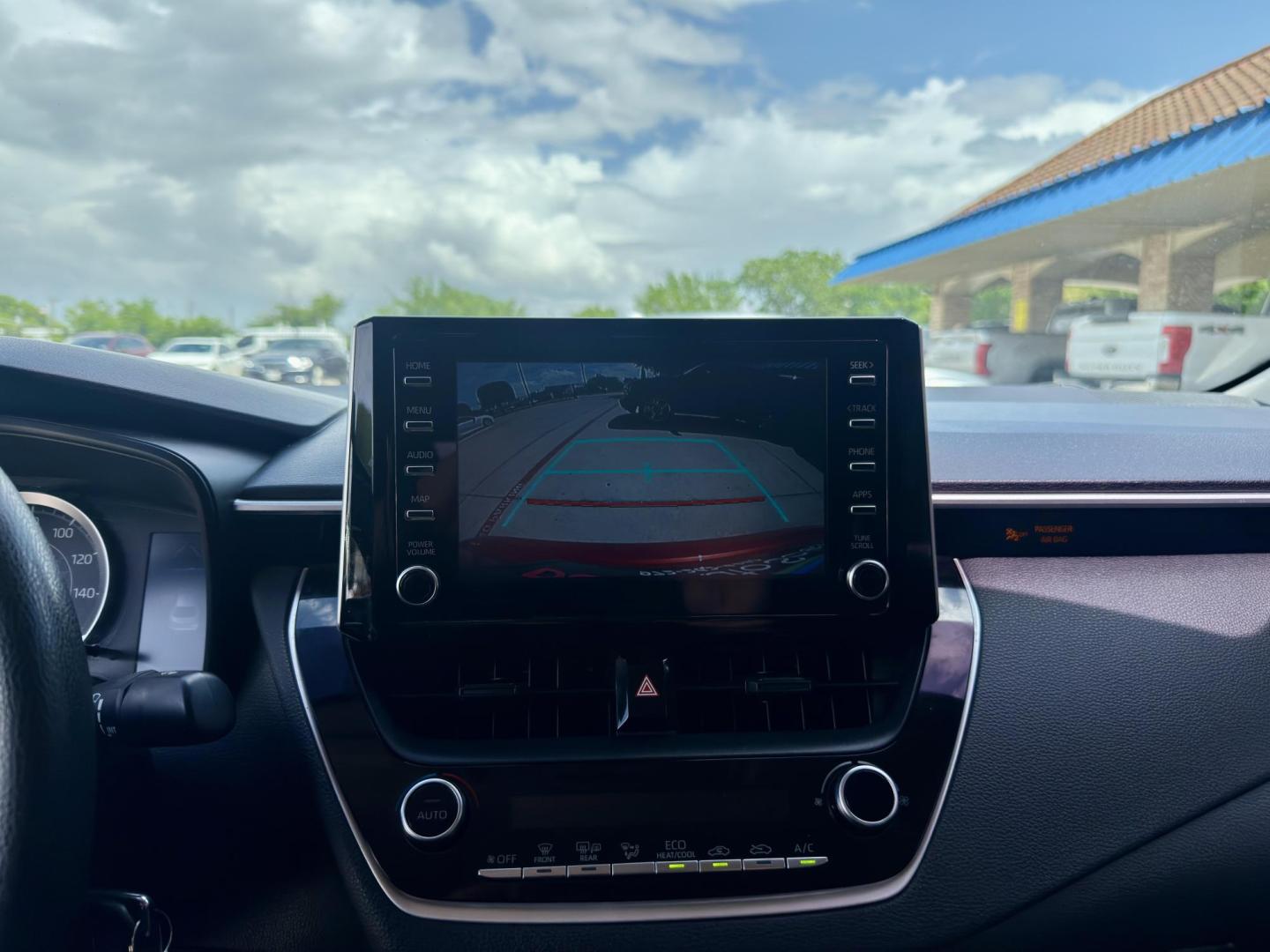 2020 Barcelona Red Metallic /Black, premium cloth Light Gray, premium cloth Mac Toyota Corolla 69675 (JTDEPRAE7LJ) with an 1.8L L4 DOHC 16V engine, Continuously Variable Transmission transmission, located at 2401 E Main St., Grand Prairie, TX, 75050, (972) 262-4440, 32.748981, -96.969643 - Photo#14