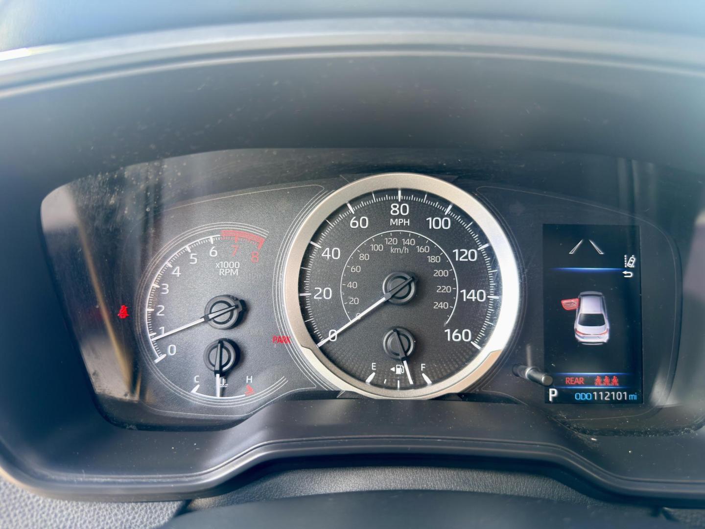 2020 Barcelona Red Metallic /Black, premium cloth Light Gray, premium cloth Mac Toyota Corolla 69675 (JTDEPRAE7LJ) with an 1.8L L4 DOHC 16V engine, Continuously Variable Transmission transmission, located at 2401 E Main St., Grand Prairie, TX, 75050, (972) 262-4440, 32.748981, -96.969643 - Photo#21