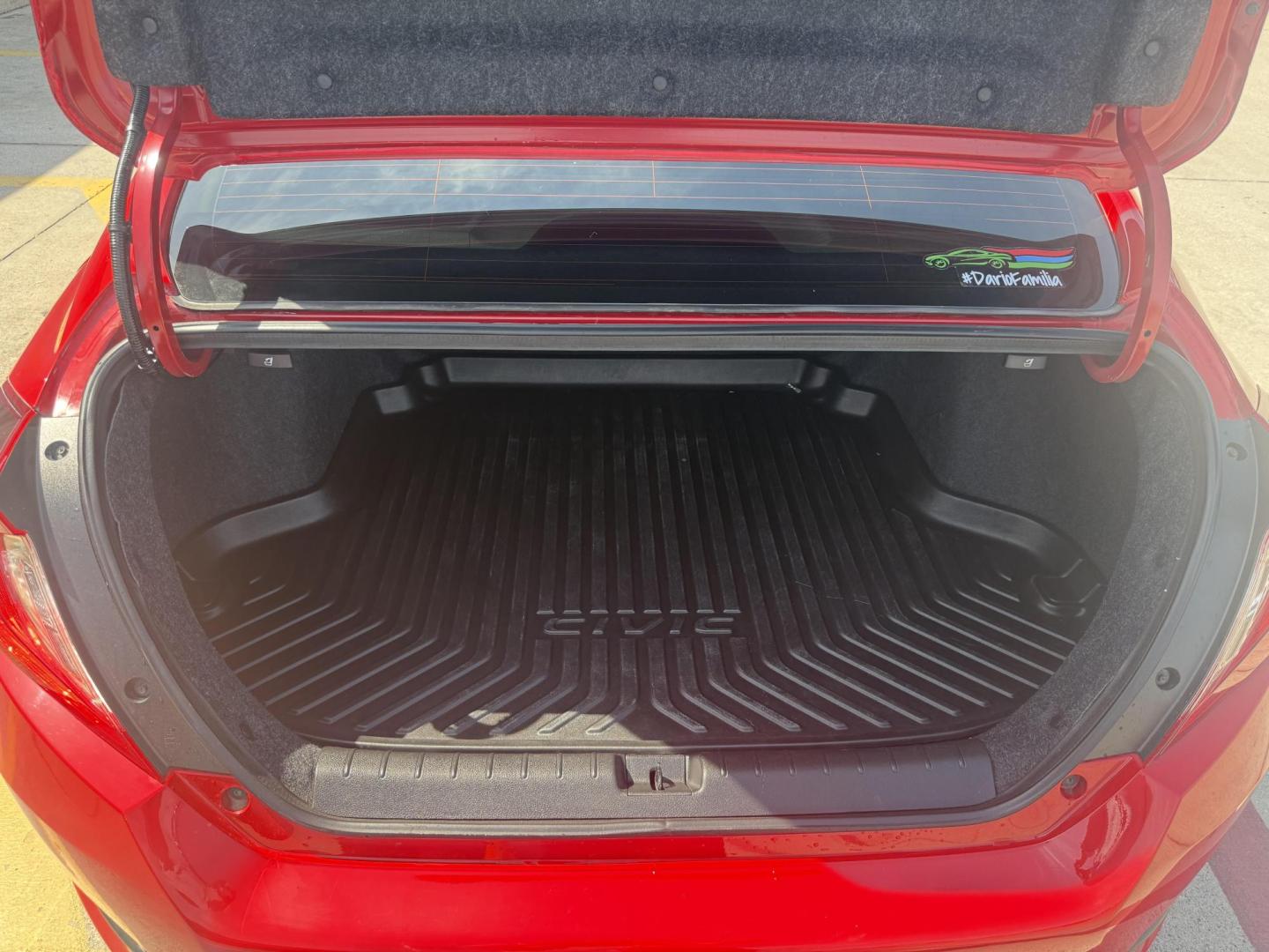 2020 Rallye Red /Black, cloth Gray, cloth Ivory, cloth Honda Civic 72391 (2HGFC2F82LH) with an 2.0L L4 DOHC 16V engine, Continuously Variable Transmission transmission, located at 2401 E Main St., Grand Prairie, TX, 75050, (972) 262-4440, 32.748981, -96.969643 - Photo#5