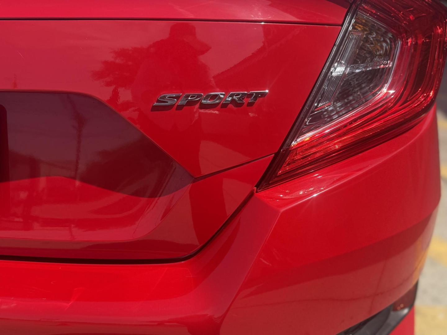 2020 Rallye Red /Black, cloth Gray, cloth Ivory, cloth Honda Civic 72391 (2HGFC2F82LH) with an 2.0L L4 DOHC 16V engine, Continuously Variable Transmission transmission, located at 2401 E Main St., Grand Prairie, TX, 75050, (972) 262-4440, 32.748981, -96.969643 - Photo#17