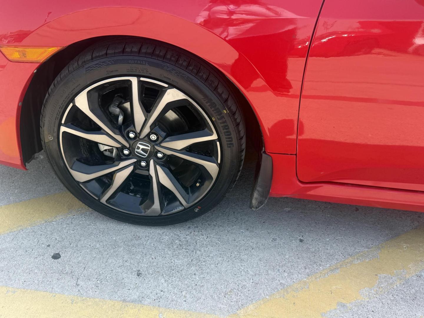 2020 Rallye Red /Black, cloth Gray, cloth Ivory, cloth Honda Civic 72391 (2HGFC2F82LH) with an 2.0L L4 DOHC 16V engine, Continuously Variable Transmission transmission, located at 2401 E Main St., Grand Prairie, TX, 75050, (972) 262-4440, 32.748981, -96.969643 - Photo#20