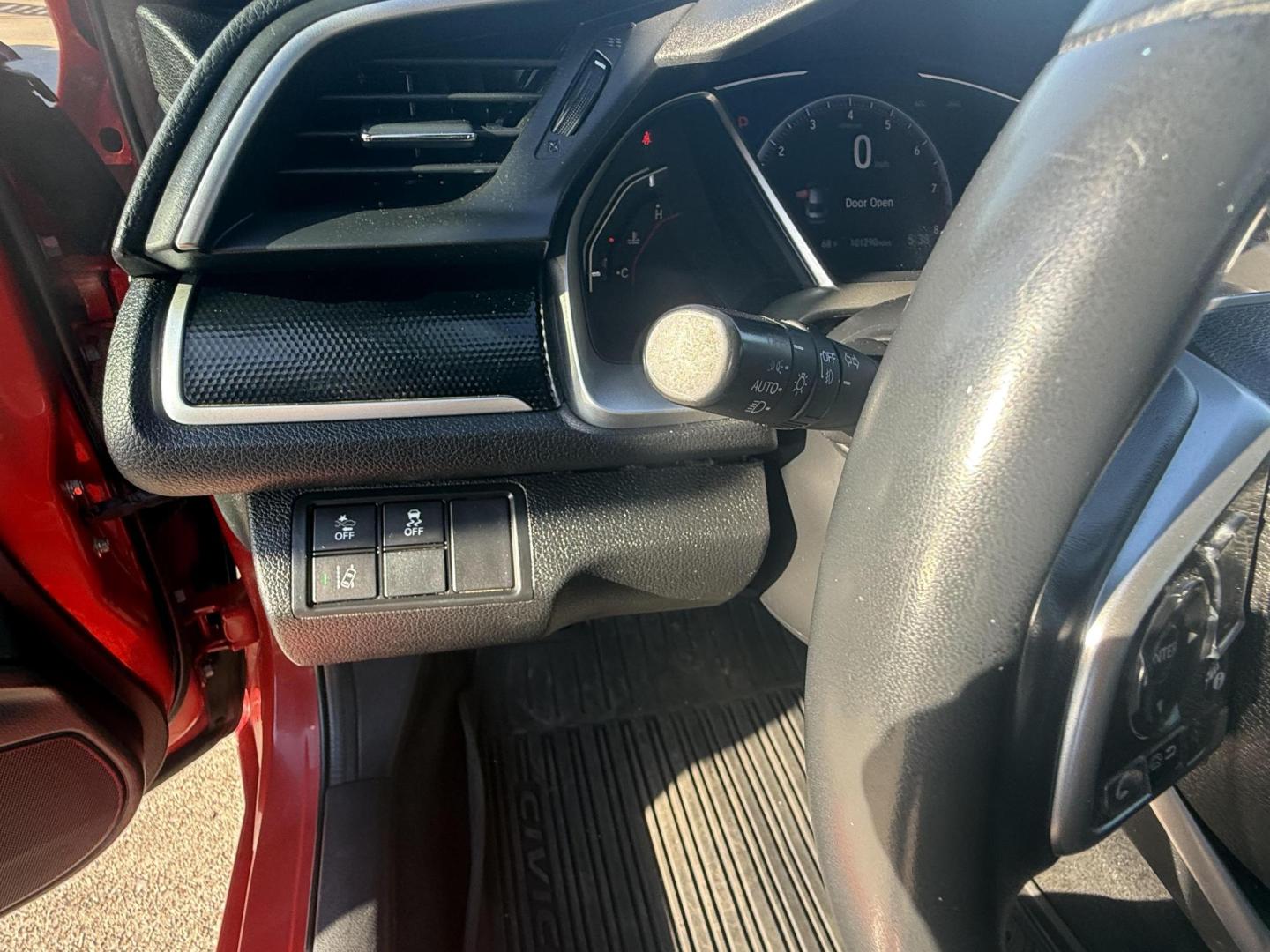 2020 Rallye Red /Black, cloth Gray, cloth Ivory, cloth Honda Civic 72391 (2HGFC2F82LH) with an 2.0L L4 DOHC 16V engine, Continuously Variable Transmission transmission, located at 2401 E Main St., Grand Prairie, TX, 75050, (972) 262-4440, 32.748981, -96.969643 - Photo#28