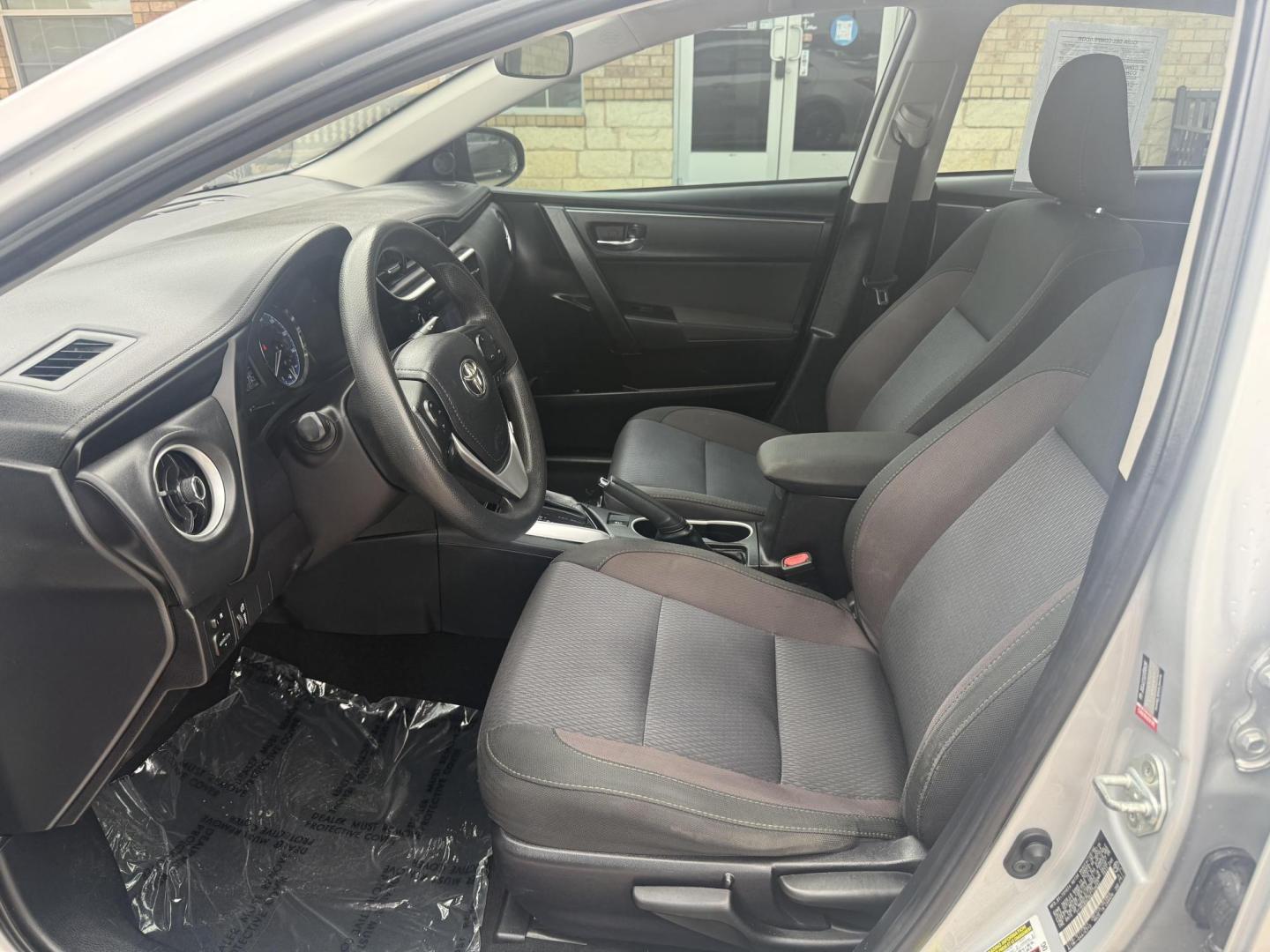 2019 Classic Silver Metallic /Almond, premium cloth Ash/Dark Gray, premium cloth Toyota Corolla 62851 (2T1BURHEXKC) with an 1.8L L4 DOHC 16V engine, Continuously Variable Transmission transmission, located at 2401 E Main St., Grand Prairie, TX, 75050, (972) 262-4440, 32.748981, -96.969643 - Photo#5