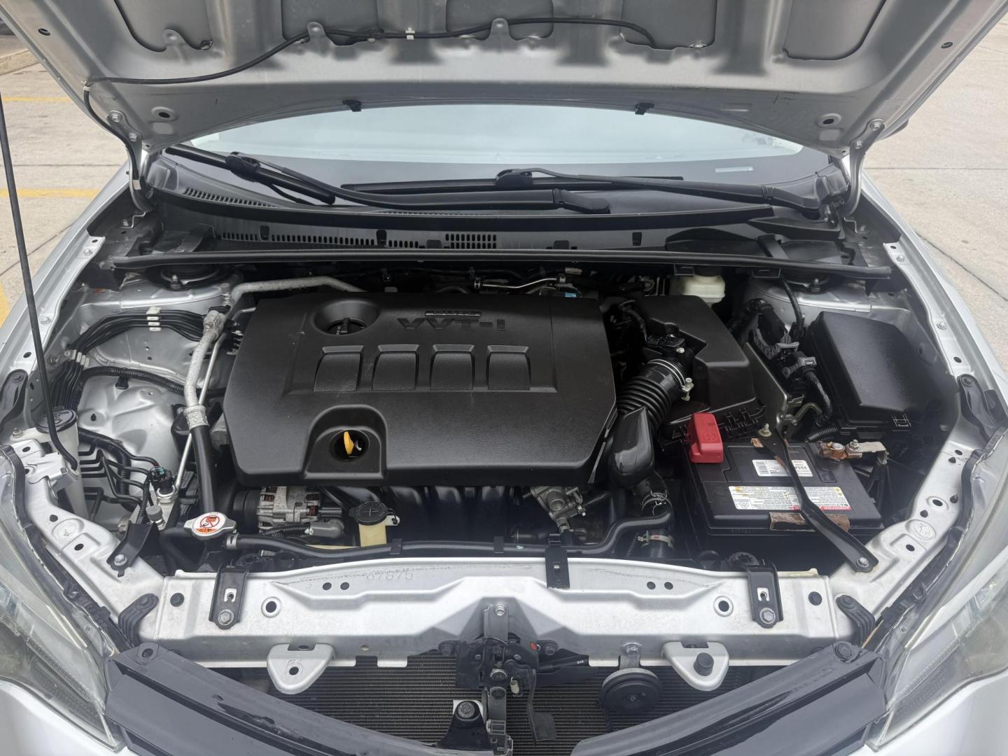 2019 Classic Silver Metallic /Almond, premium cloth Ash/Dark Gray, premium cloth Toyota Corolla 62851 (2T1BURHEXKC) with an 1.8L L4 DOHC 16V engine, Continuously Variable Transmission transmission, located at 2401 E Main St., Grand Prairie, TX, 75050, (972) 262-4440, 32.748981, -96.969643 - Photo#13