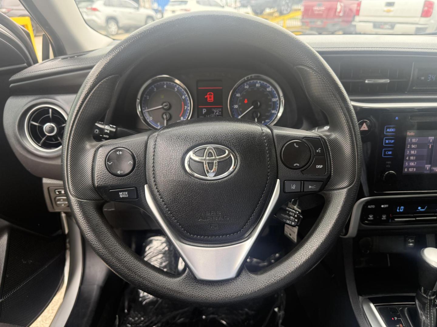 2019 Classic Silver Metallic /Almond, premium cloth Ash/Dark Gray, premium cloth Toyota Corolla 62851 (2T1BURHEXKC) with an 1.8L L4 DOHC 16V engine, Continuously Variable Transmission transmission, located at 2401 E Main St., Grand Prairie, TX, 75050, (972) 262-4440, 32.748981, -96.969643 - Photo#14