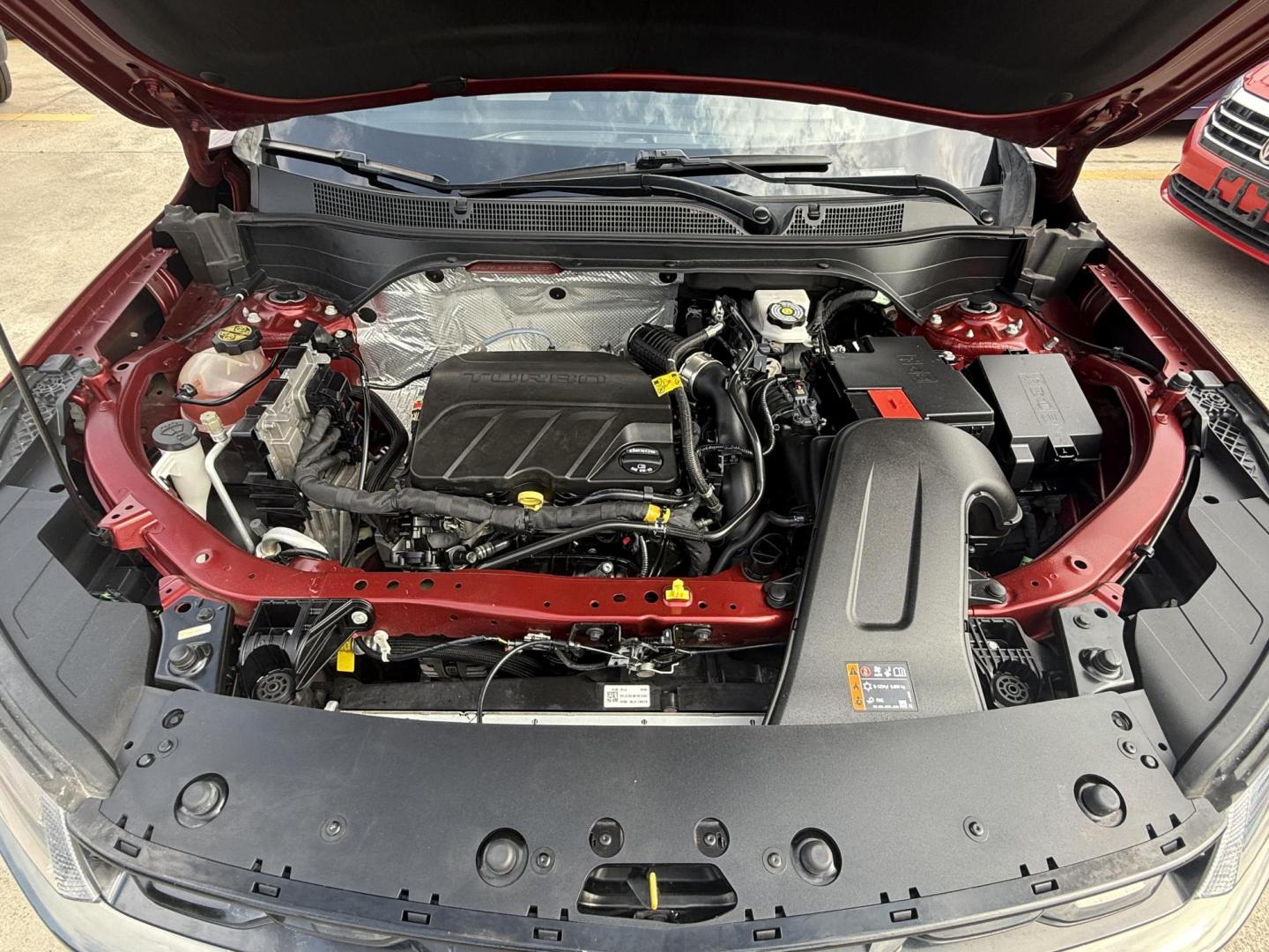 2024 /Jet Black/Gray w/Red Accents Chevrolet Trax 82597 (KL77LGE23RC) with an 1.2L L3 TURBO engine, 6-Speed Automatic transmission, located at 2401 E Main St., Grand Prairie, TX, 75050, (972) 262-4440, 32.748981, -96.969643 - Photo#9