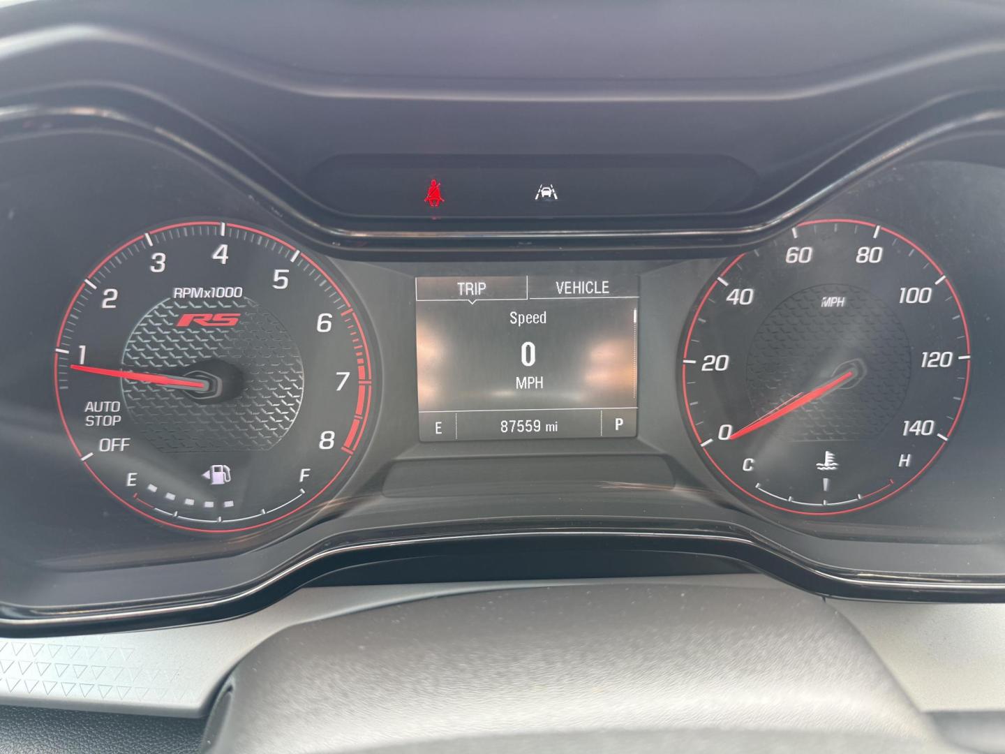 2024 /Jet Black/Gray w/Red Accents Chevrolet Trax 82597 (KL77LGE23RC) with an 1.2L L3 TURBO engine, 6-Speed Automatic transmission, located at 2401 E Main St., Grand Prairie, TX, 75050, (972) 262-4440, 32.748981, -96.969643 - Photo#14