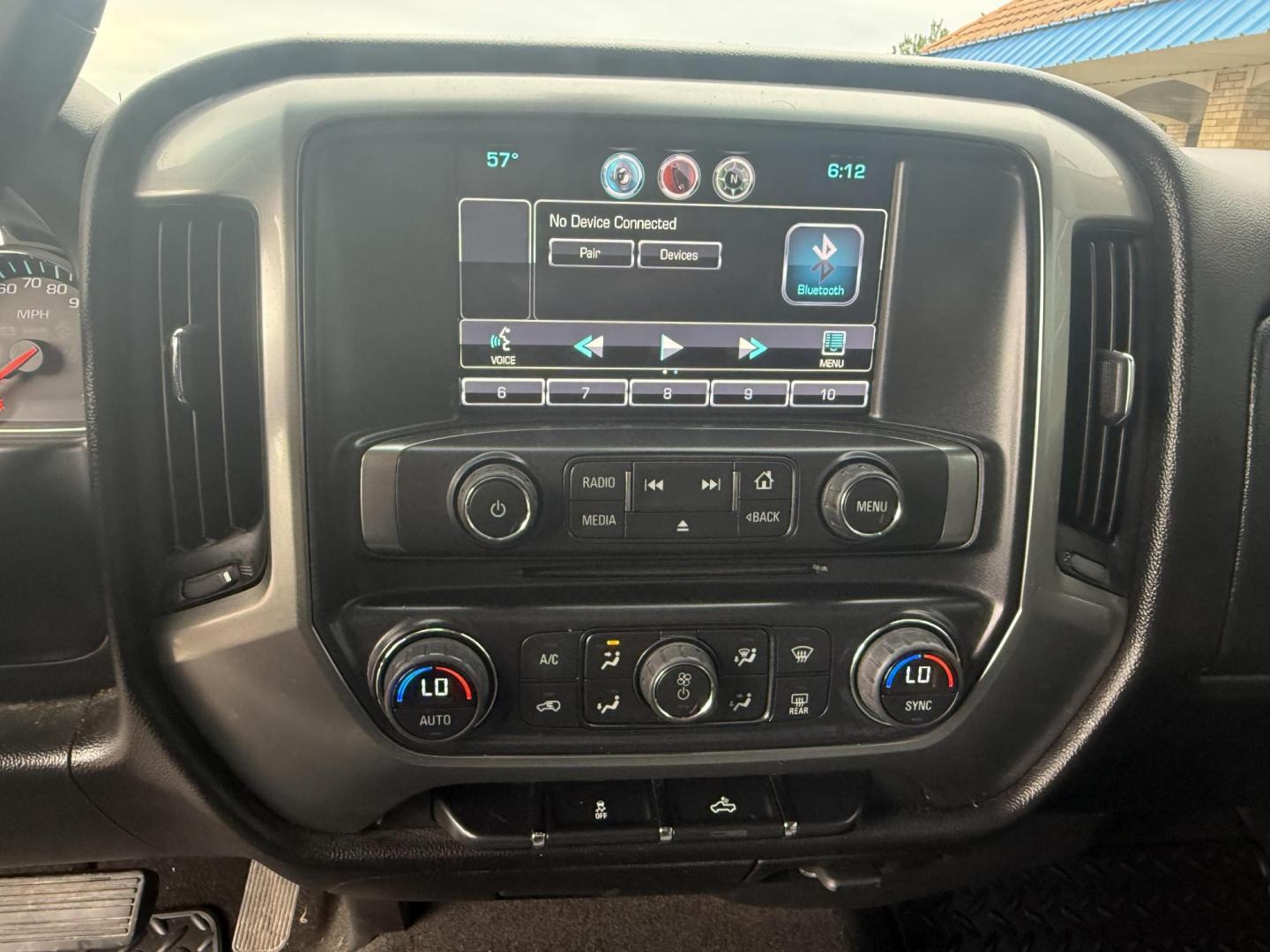 2016 Bright White Clear Coat /Black/Diesel Gray, cloth Black/Diesel Gray, vinyl RAM 1500 53809 (1C6RR7ST4GS) with an 5.7L V8 OHV 16V engine, 8-Speed Automatic transmission, located at 2401 E Main St., Grand Prairie, TX, 75050, (972) 262-4440, 32.748981, -96.969643 - Photo#10