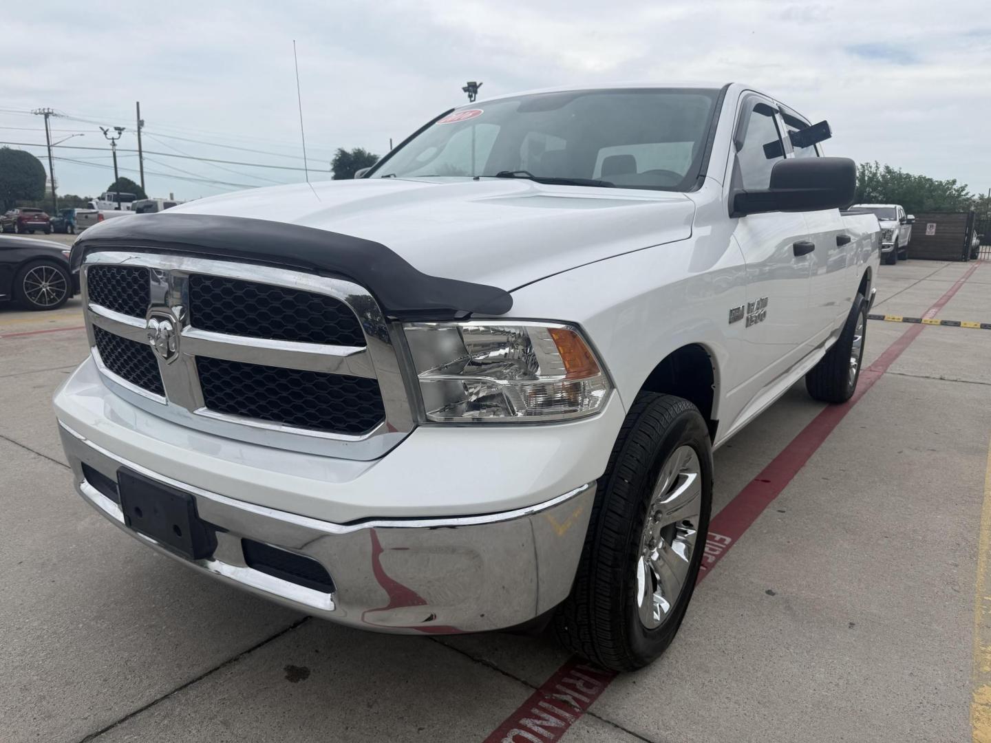 2016 Bright White Clear Coat /Black/Diesel Gray, cloth Black/Diesel Gray, vinyl RAM 1500 53809 (1C6RR7ST4GS) with an 5.7L V8 OHV 16V engine, 8-Speed Automatic transmission, located at 2401 E Main St., Grand Prairie, TX, 75050, (972) 262-4440, 32.748981, -96.969643 - Photo#11