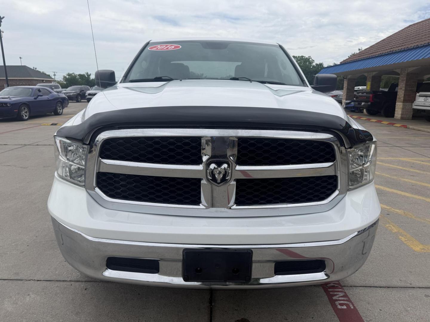 2016 Bright White Clear Coat /Black/Diesel Gray, cloth Black/Diesel Gray, vinyl RAM 1500 53809 (1C6RR7ST4GS) with an 5.7L V8 OHV 16V engine, 8-Speed Automatic transmission, located at 2401 E Main St., Grand Prairie, TX, 75050, (972) 262-4440, 32.748981, -96.969643 - Photo#25