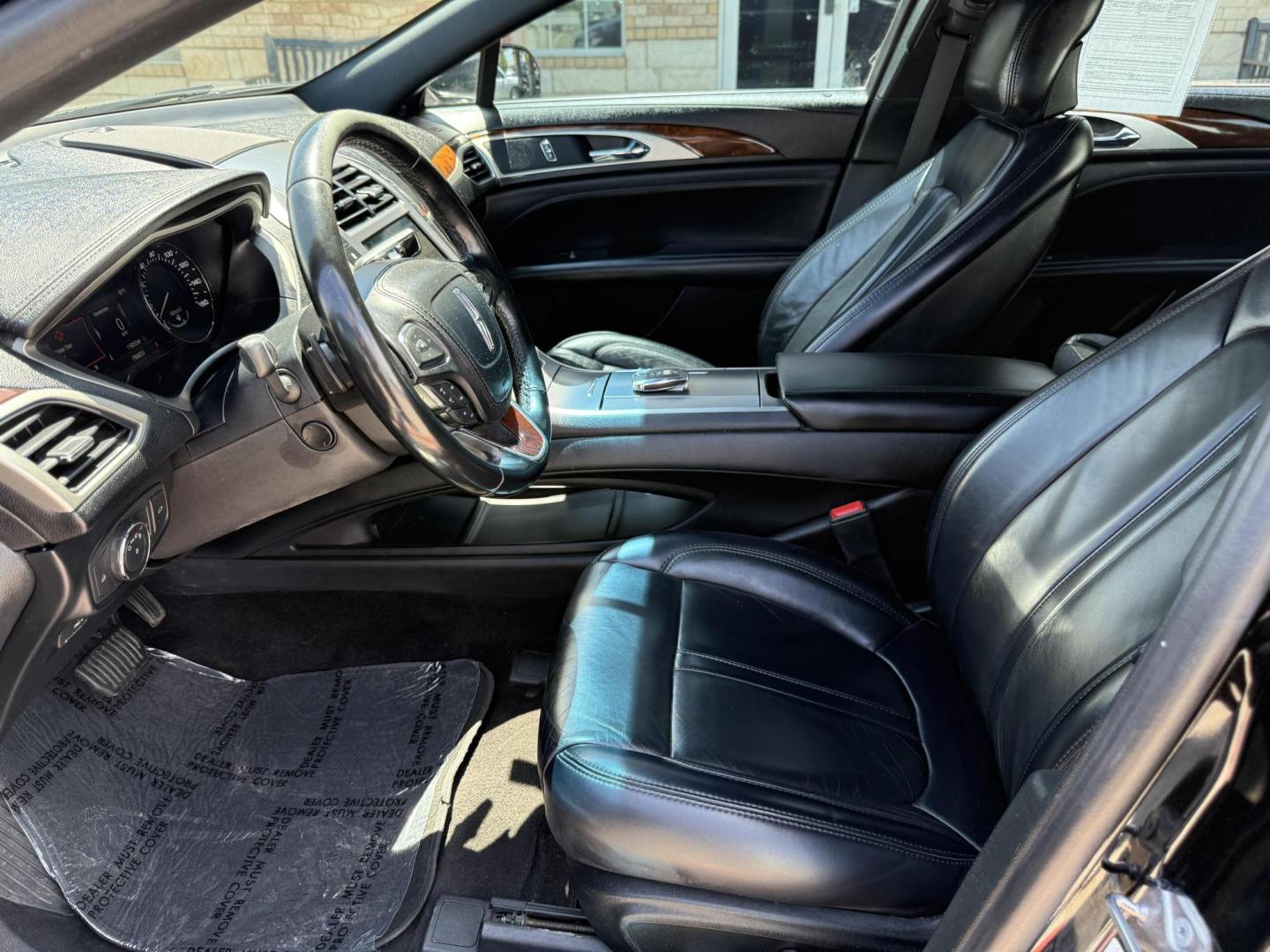 2018 Black Velvet /Cappuccino, leather Ebony, leather Lincoln MKZ 59370 (3LN6L5C95JR) with an 2.0L L4 DOHC 16V engine, 6-Speed Automatic transmission, located at 2401 E Main St., Grand Prairie, TX, 75050, (972) 262-4440, 32.748981, -96.969643 - Photo#10