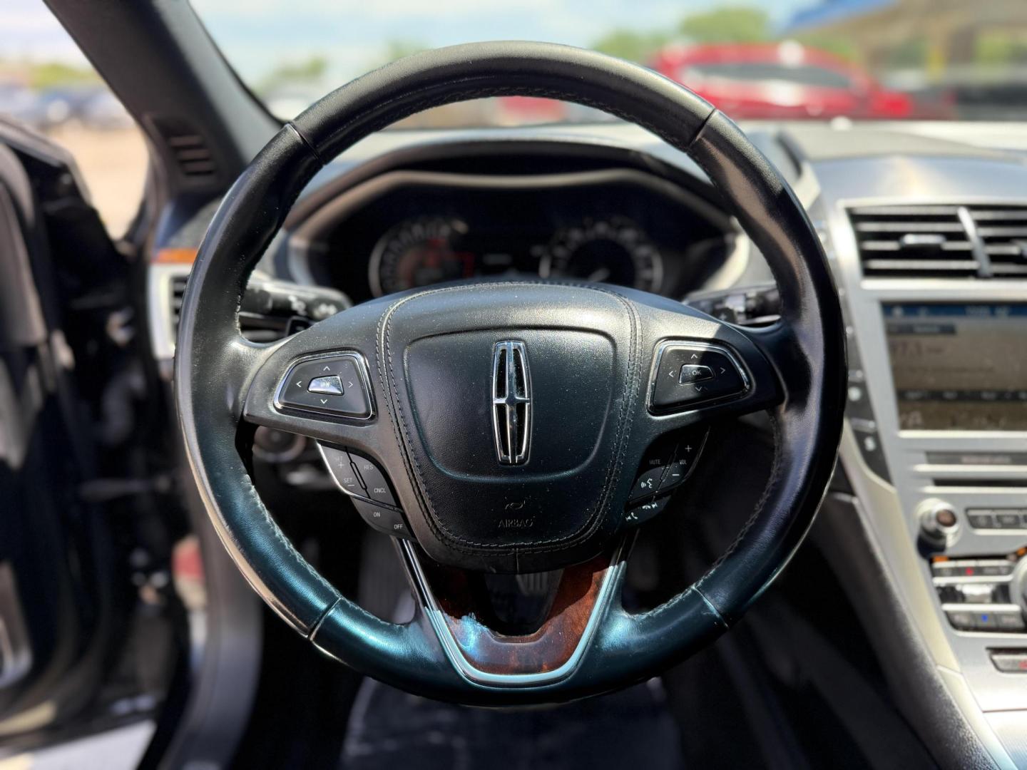 2018 Black Velvet /Cappuccino, leather Ebony, leather Lincoln MKZ 59370 (3LN6L5C95JR) with an 2.0L L4 DOHC 16V engine, 6-Speed Automatic transmission, located at 2401 E Main St., Grand Prairie, TX, 75050, (972) 262-4440, 32.748981, -96.969643 - Photo#13