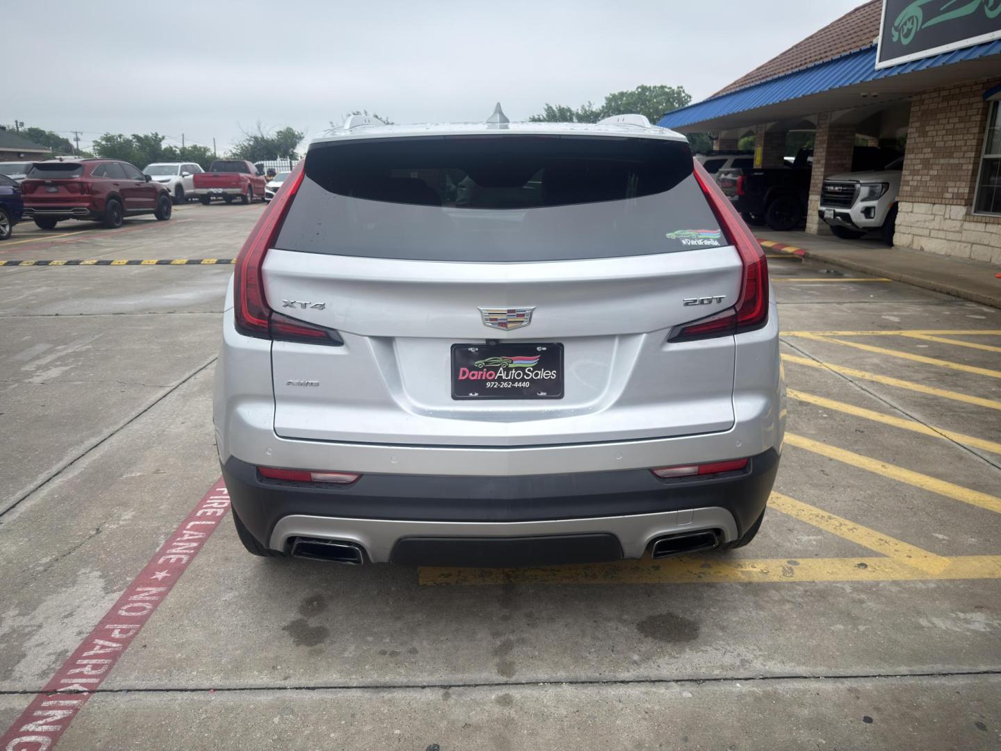 2019 Radiant Silver Metallic /Jet Black, leather Light Platinum/Jet Black, leath Cadillac XT4 62732 (1GYFZDR46KF) with an 2.0L L4 DOHC 16V engine, 9-Speed Automatic transmission, located at 2401 E Main St., Grand Prairie, TX, 75050, (972) 262-4440, 32.748981, -96.969643 - Photo#3