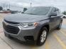 2019 Silver Ice Metallic /Jet Black, premium cloth Chevrolet Traverse 63861 (1GNERFKW5KJ) with an 3.6L V6 DOHC 24V engine, 9-Speed Automatic transmission, located at 2401 E Main St., Grand Prairie, TX, 75050, (972) 262-4440, 32.748981, -96.969643 - Photo#0