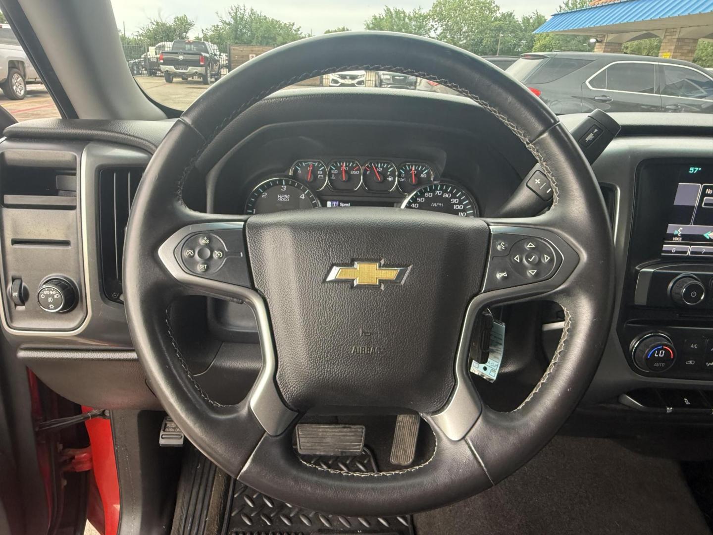 2014 Victory Red /Cocoa/Dune Cocoa/Dune Jet Black Jet Black Jet Blac Chevrolet Silverado 1500 47042 (3GCPCREC7EG) with an 5.3L V8 OHV 16V engine, 6-Speed Automatic transmission, located at 2401 E Main St., Grand Prairie, TX, 75050, (972) 262-4440, 32.748981, -96.969643 - Photo#4
