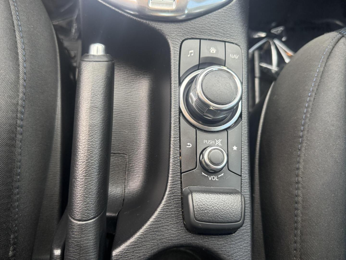 2017 /Mid-Blue Black, cloth Toyota Yaris iA 56227 (3MYDLBYVXHY) with an 1.5L L4 DOHC 16V engine, 6-Speed Automatic transmission, located at 2401 E Main St., Grand Prairie, TX, 75050, (972) 262-4440, 32.748981, -96.969643 - Photo#19