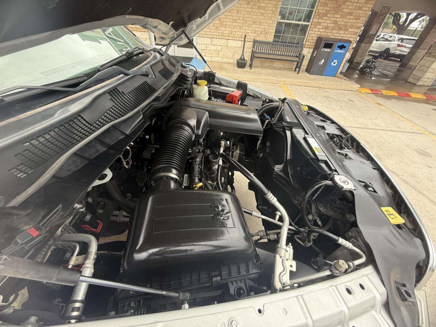2017 Bright Silver Metallic Clear Coat /Black/Diesel Gray (Fleet), cloth Black/Diesel Gray RAM 1500 55883 (1C6RR7LG2HS) with an 3.6L V6 DOHC 24V FFV engine, 8-Speed Automatic transmission, located at 2401 E Main St., Grand Prairie, TX, 75050, (972) 262-4440, 32.748981, -96.969643 - Photo#22