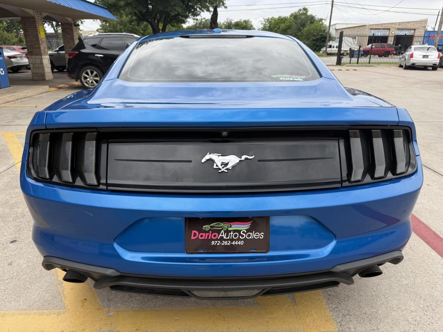 2019 Kona Blue Metallic /Dark Ceramic, cloth Ebony, cloth Ford Mustang 62549 (1FA6P8THXK5) with an 2.3L L4 DOHC 16V engine, 6-Speed Automatic6-Speed Manual transmission, located at 2401 E Main St., Grand Prairie, TX, 75050, (972) 262-4440, 32.748981, -96.969643 - Photo#22