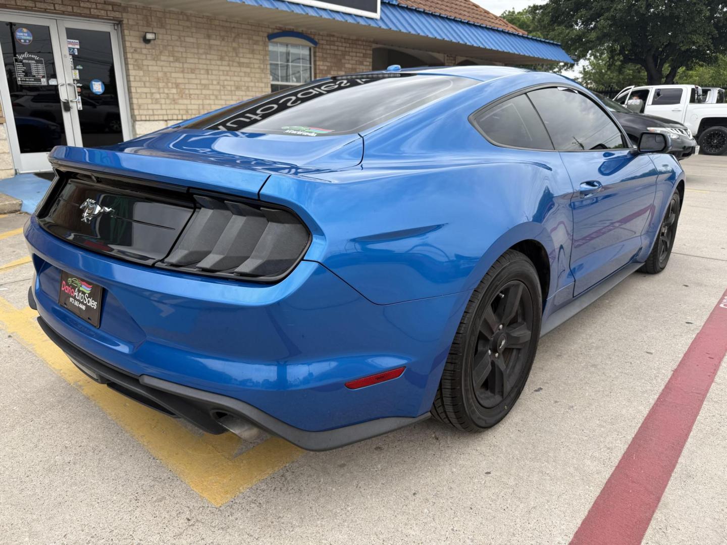 2019 Kona Blue Metallic /Dark Ceramic, cloth Ebony, cloth Ford Mustang 62549 (1FA6P8THXK5) with an 2.3L L4 DOHC 16V engine, 6-Speed Automatic6-Speed Manual transmission, located at 2401 E Main St., Grand Prairie, TX, 75050, (972) 262-4440, 32.748981, -96.969643 - Photo#24