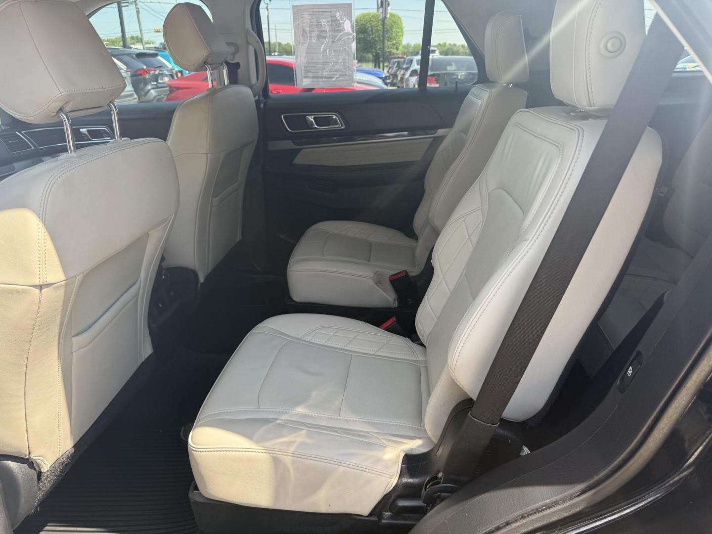 2016 Absolute Black /Medium Soft Ceramic, premium leather Ford Explorer 51920 (1FM5K8HT6GG) with an 3.5L V6 DOHC 24V engine, 6-Speed Automatic transmission, located at 2401 E Main St., Grand Prairie, TX, 75050, (972) 262-4440, 32.748981, -96.969643 - Photo#23