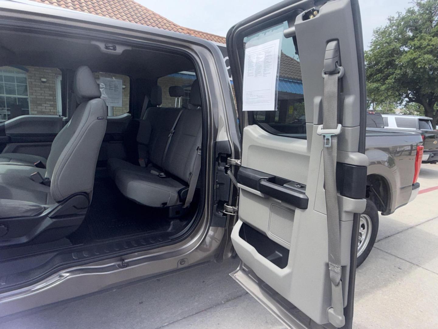 2019 Silver Spruce /Medium Earth Gray (Fleet), cloth Medium Earth Gray Ford F-350 SD 62630 (1FT8X3A60KE) with an 6.2L V8 OHV 16V engine, 6-Speed Automatic transmission, located at 2401 E Main St., Grand Prairie, TX, 75050, (972) 262-4440, 32.748981, -96.969643 - Photo#20