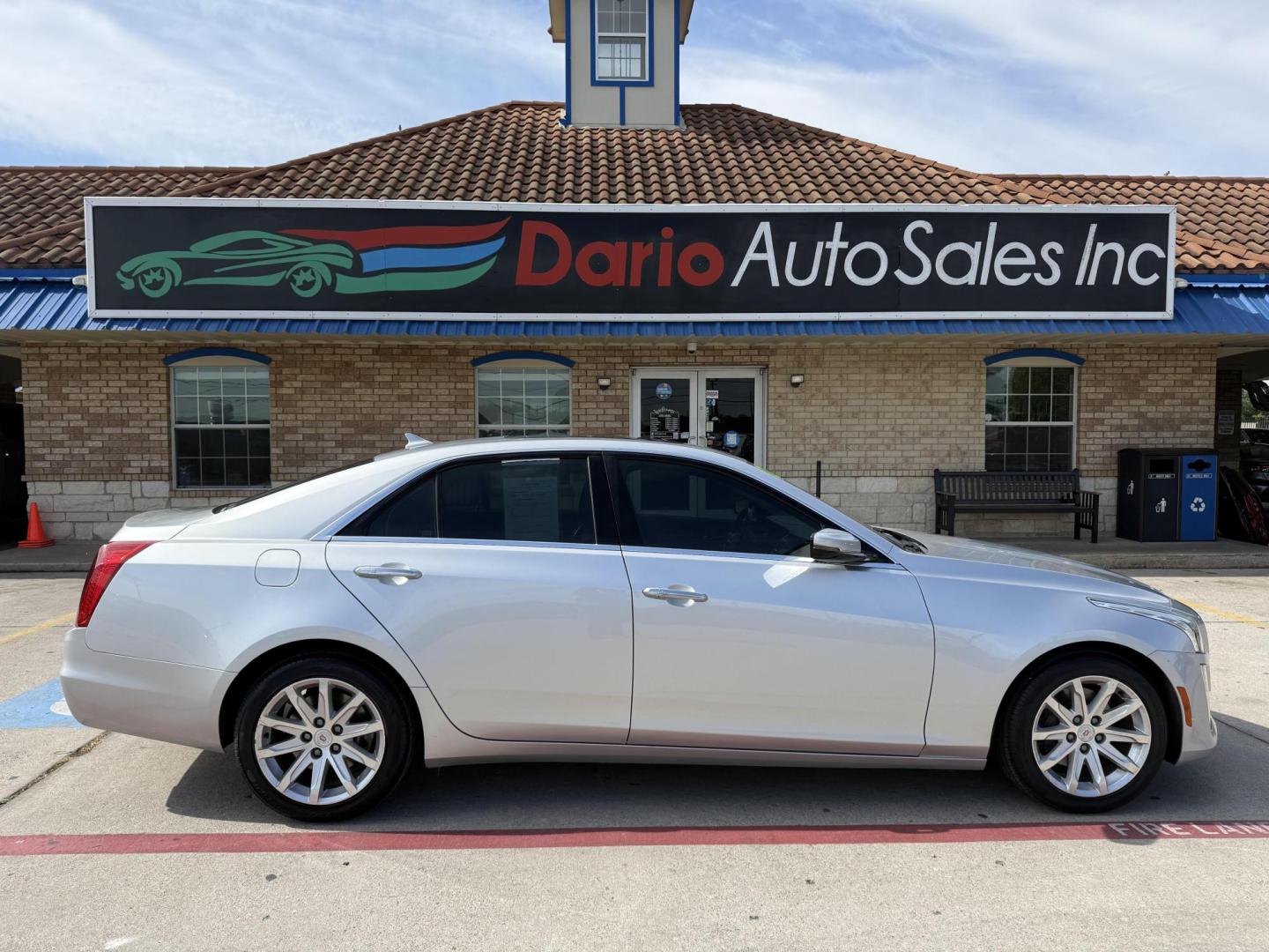 2014 Radiant Silver Metallic /Light Cashmere/Medium Cashmere Twilight Blue/Jet B Cadillac CTS 47084 (1G6AX5SXXE0) with an 2.0L L4 DOHC 16V TURBO engine, 6-Speed Automatic transmission, located at 2401 E Main St., Grand Prairie, TX, 75050, (972) 262-4440, 32.748981, -96.969643 - Photo#10