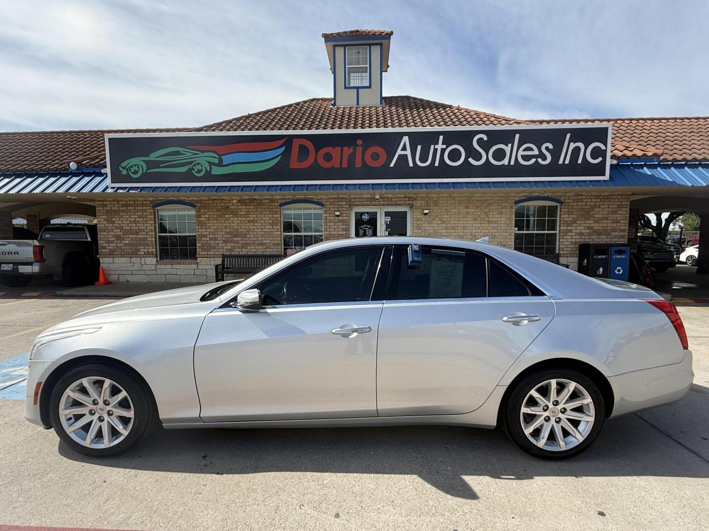 2014 Radiant Silver Metallic /Light Cashmere/Medium Cashmere Twilight Blue/Jet B Cadillac CTS 47084 (1G6AX5SXXE0) with an 2.0L L4 DOHC 16V TURBO engine, 6-Speed Automatic transmission, located at 2401 E Main St., Grand Prairie, TX, 75050, (972) 262-4440, 32.748981, -96.969643 - Photo#11