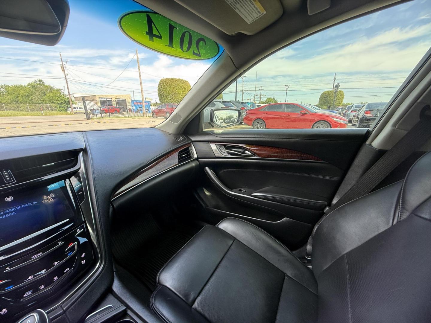 2014 Radiant Silver Metallic /Light Cashmere/Medium Cashmere Twilight Blue/Jet B Cadillac CTS 47084 (1G6AX5SXXE0) with an 2.0L L4 DOHC 16V TURBO engine, 6-Speed Automatic transmission, located at 2401 E Main St., Grand Prairie, TX, 75050, (972) 262-4440, 32.748981, -96.969643 - Photo#19