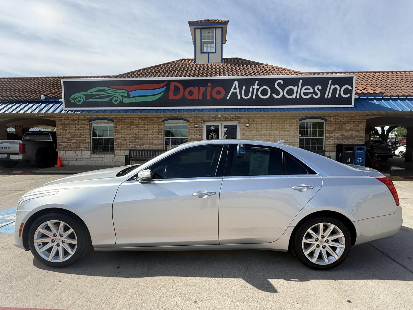 2014 Radiant Silver Metallic /Light Cashmere/Medium Cashmere Twilight Blue/Jet B Cadillac CTS 47084 (1G6AX5SXXE0) with an 2.0L L4 DOHC 16V TURBO engine, 6-Speed Automatic transmission, located at 2401 E Main St., Grand Prairie, TX, 75050, (972) 262-4440, 32.748981, -96.969643 - Photo#23