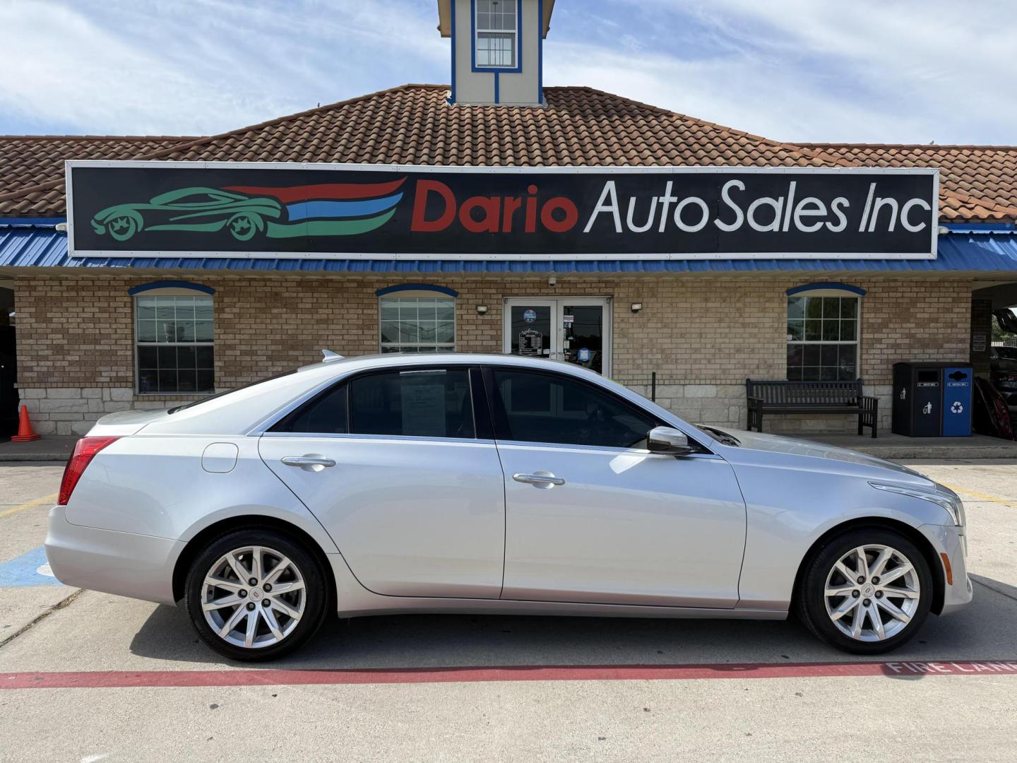 2014 Radiant Silver Metallic /Light Cashmere/Medium Cashmere Twilight Blue/Jet B Cadillac CTS 47084 (1G6AX5SXXE0) with an 2.0L L4 DOHC 16V TURBO engine, 6-Speed Automatic transmission, located at 2401 E Main St., Grand Prairie, TX, 75050, (972) 262-4440, 32.748981, -96.969643 - Photo#36
