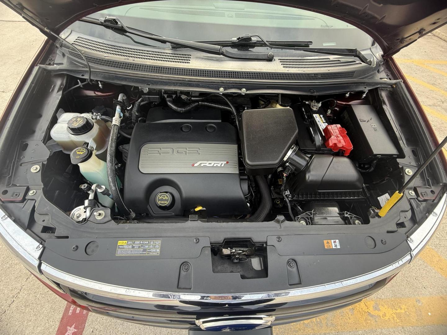 2014 Sunset Metallic /Charcoal Blk/Silver Smoke Ford Edge 47563 (2FMDK3AK2EB) with an 3.7L V6 DOHC 24V engine, 6-Speed Automatic transmission, located at 2401 E Main St., Grand Prairie, TX, 75050, (972) 262-4440, 32.748981, -96.969643 - Photo#5
