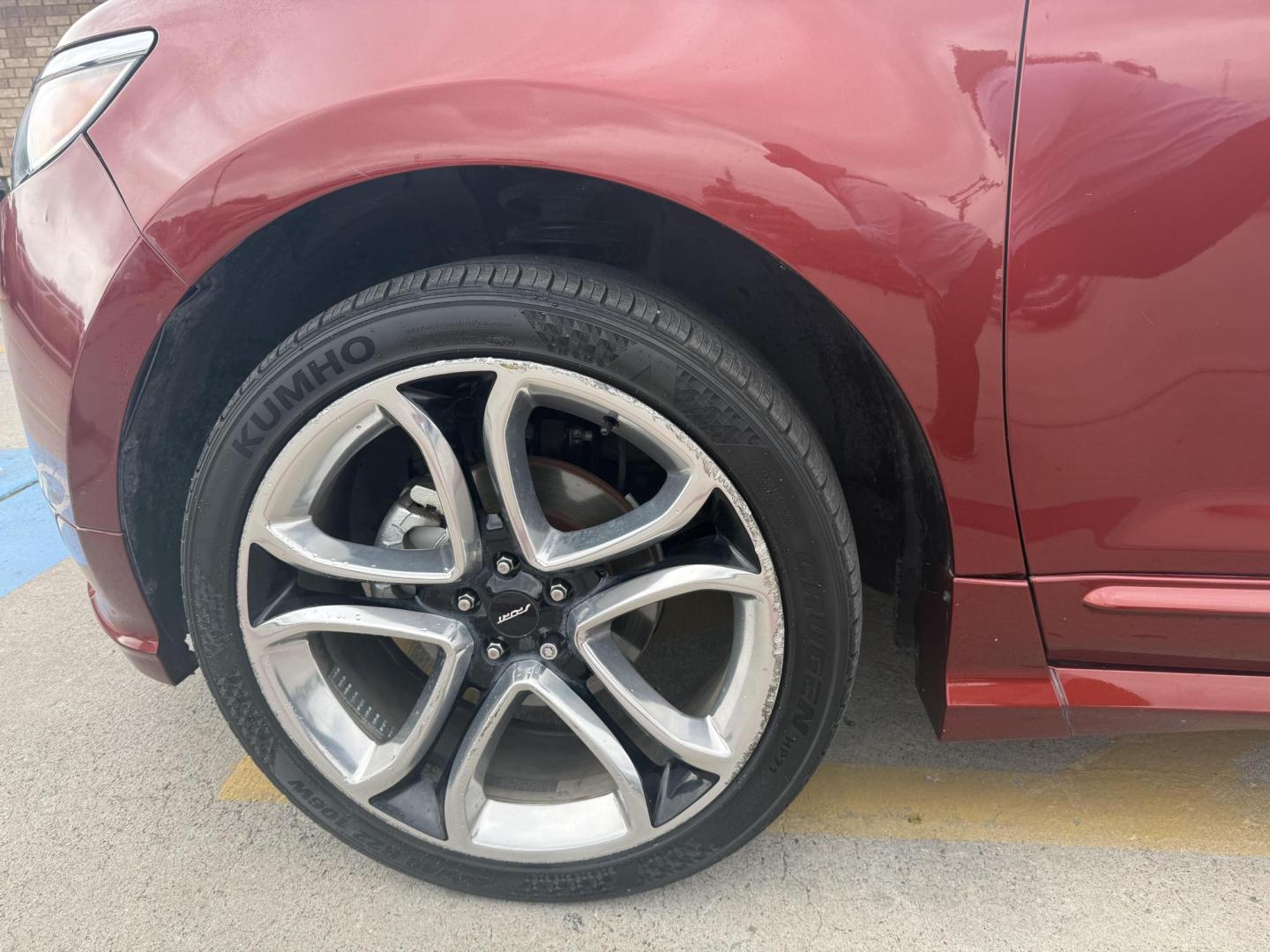 2014 Sunset Metallic /Charcoal Blk/Silver Smoke Ford Edge 47563 (2FMDK3AK2EB) with an 3.7L V6 DOHC 24V engine, 6-Speed Automatic transmission, located at 2401 E Main St., Grand Prairie, TX, 75050, (972) 262-4440, 32.748981, -96.969643 - Photo#23