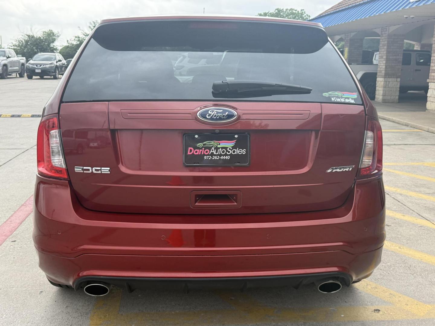 2014 Sunset Metallic /Charcoal Blk/Silver Smoke Ford Edge 47563 (2FMDK3AK2EB) with an 3.7L V6 DOHC 24V engine, 6-Speed Automatic transmission, located at 2401 E Main St., Grand Prairie, TX, 75050, (972) 262-4440, 32.748981, -96.969643 - Photo#30